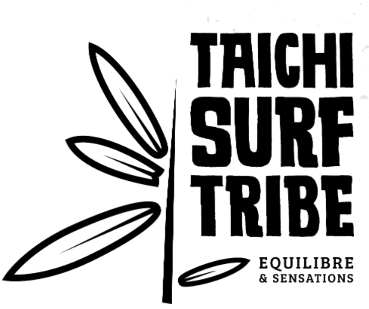 Ki 2 300x252 1 Logo Taichi Surf Tribe avec bambou et texte "Equilibre & Sensations